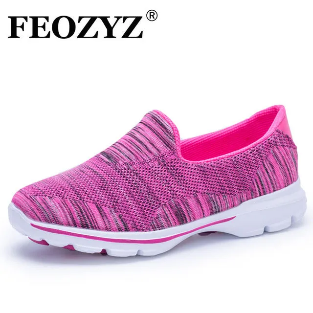 Composite Toe Running Shoes Women Comfortable Walking Shoes