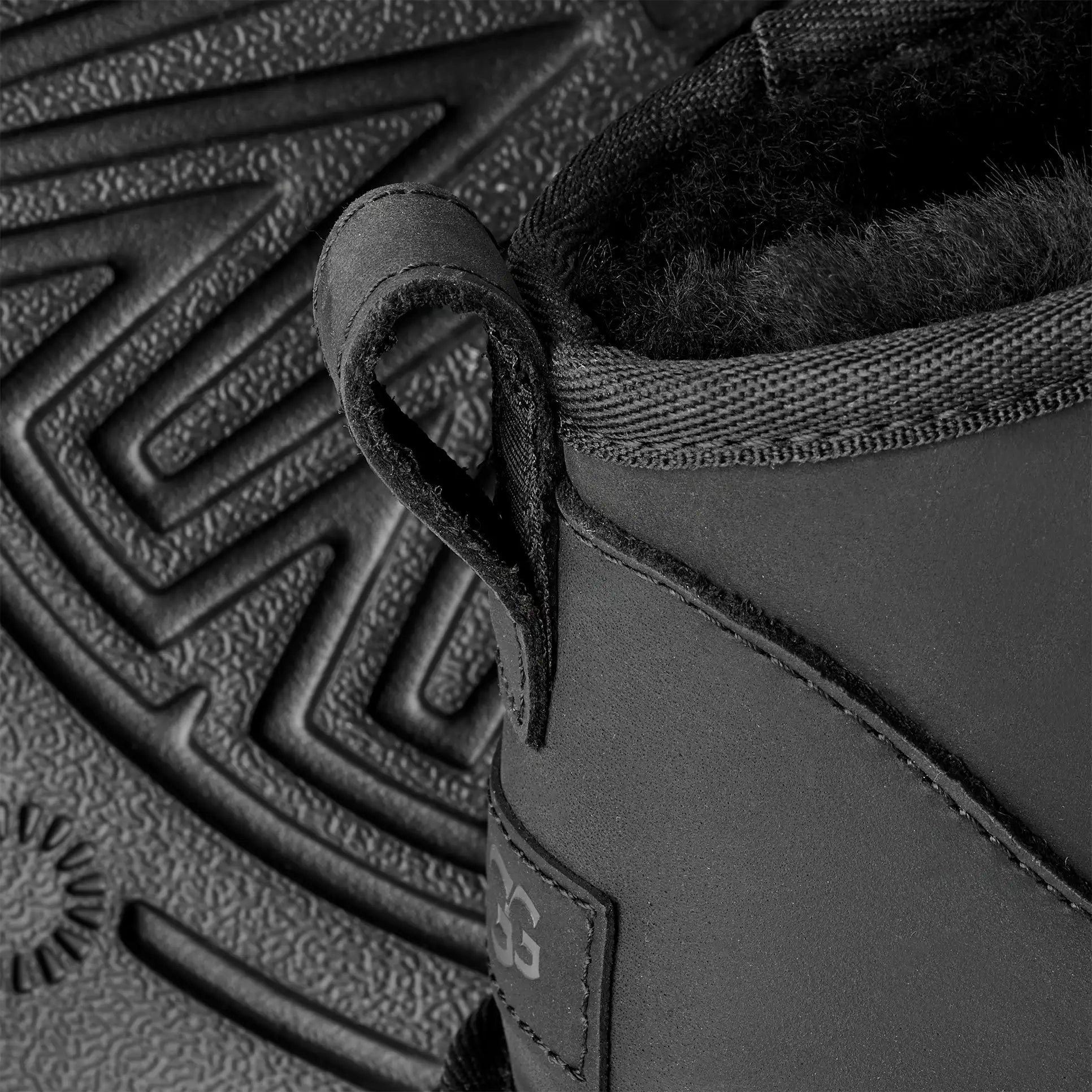 Over Knee Suede Black Boots Women's Classic Ultra Mini Leather