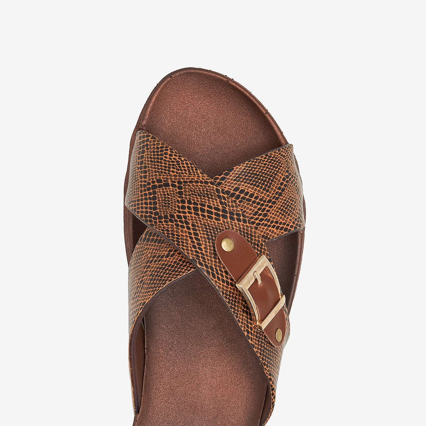 Women's Cross Slippers Kitten Heeled Slippers