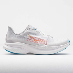 Best Shoes For Travel Women's Hoka Mach 6 (White/Nimbus Cloud)