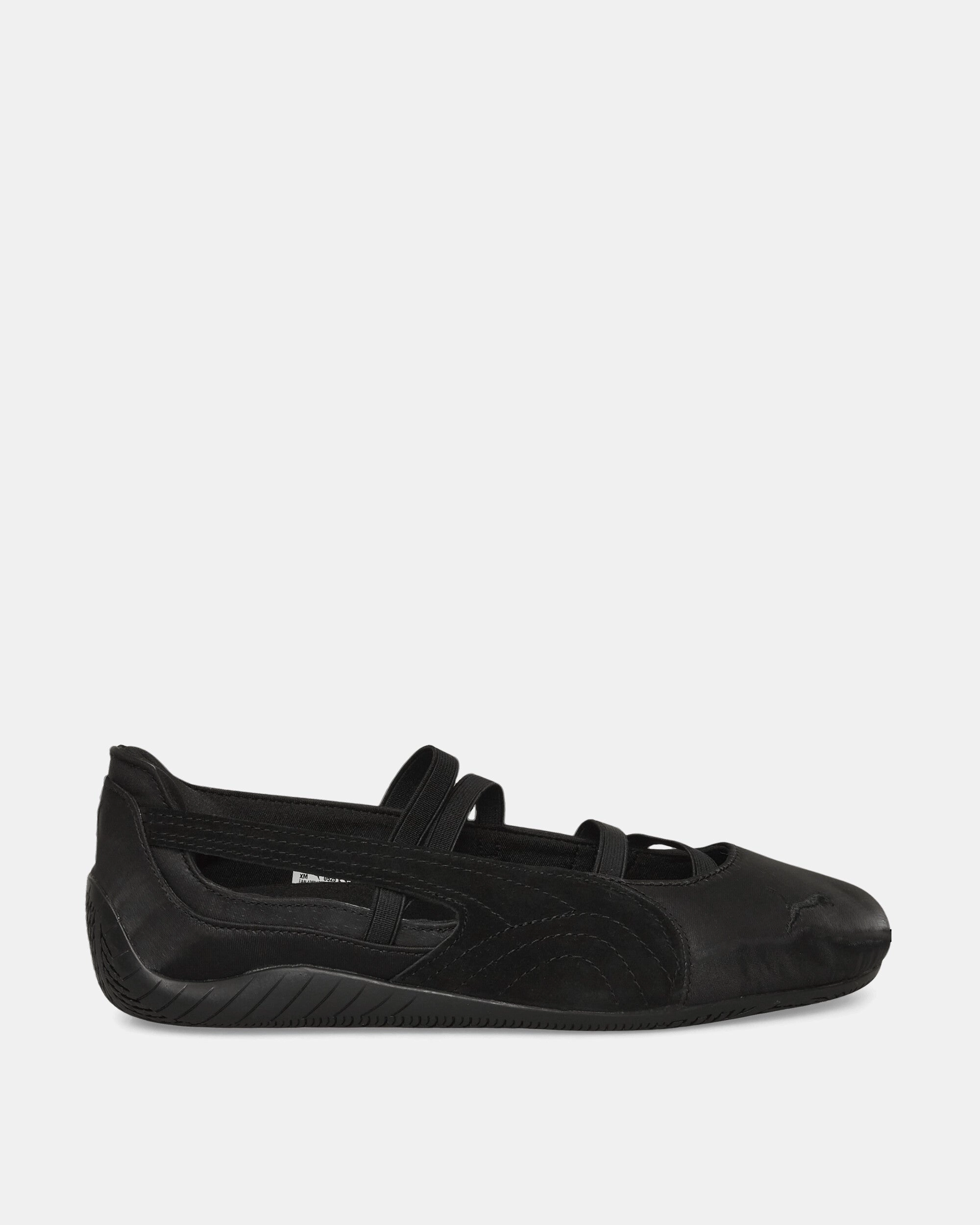 No Lace Shoes Puma Women's Speedcat Ballet Satin Shoes Black