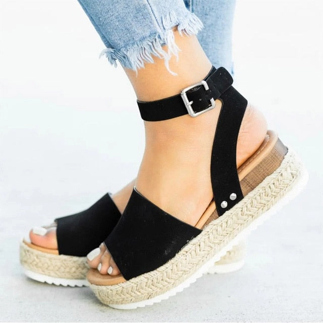 Women Sandals Plus Size Wedges Shoes For Women