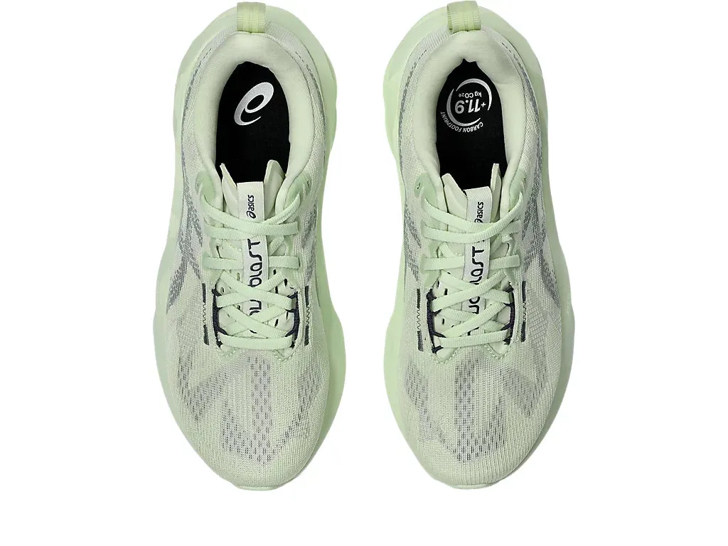 Asics New York Marathon Shoes Women's Asics Novablast 5 - Whisper Green/Monument Blue