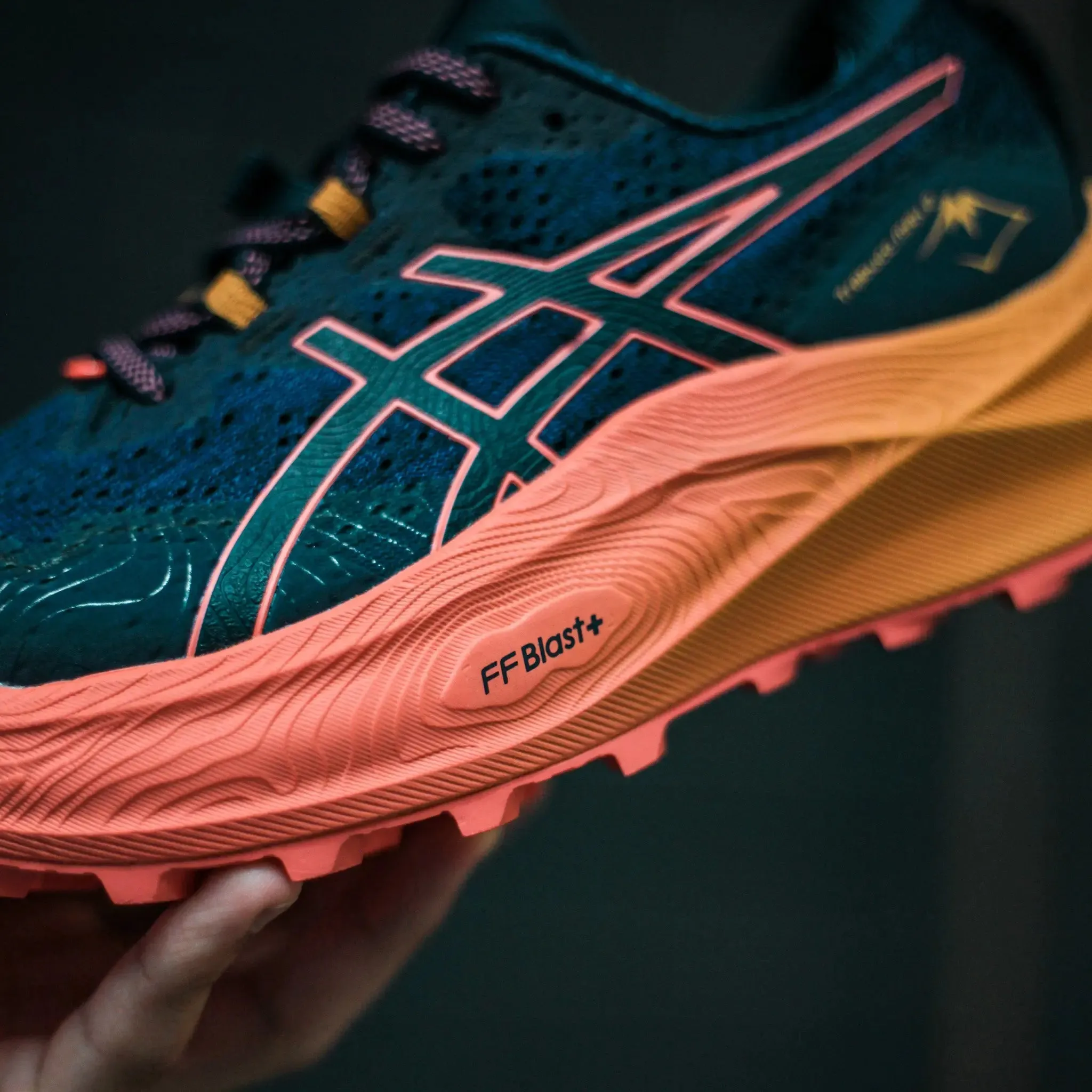 Asics Gel-dedicate Tennis Shoes Womens ASICS Trabuco Max 2 - Midnight / Papaya