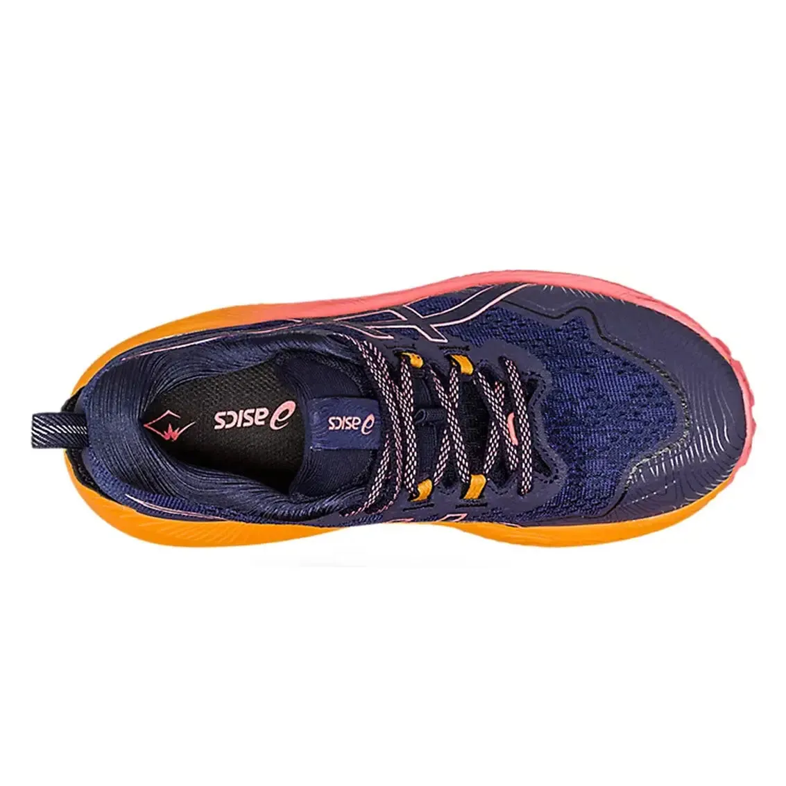Asics Running Shoes Novablast 5 Womens ASICS Trabuco Max 2 - Midnight / Papaya