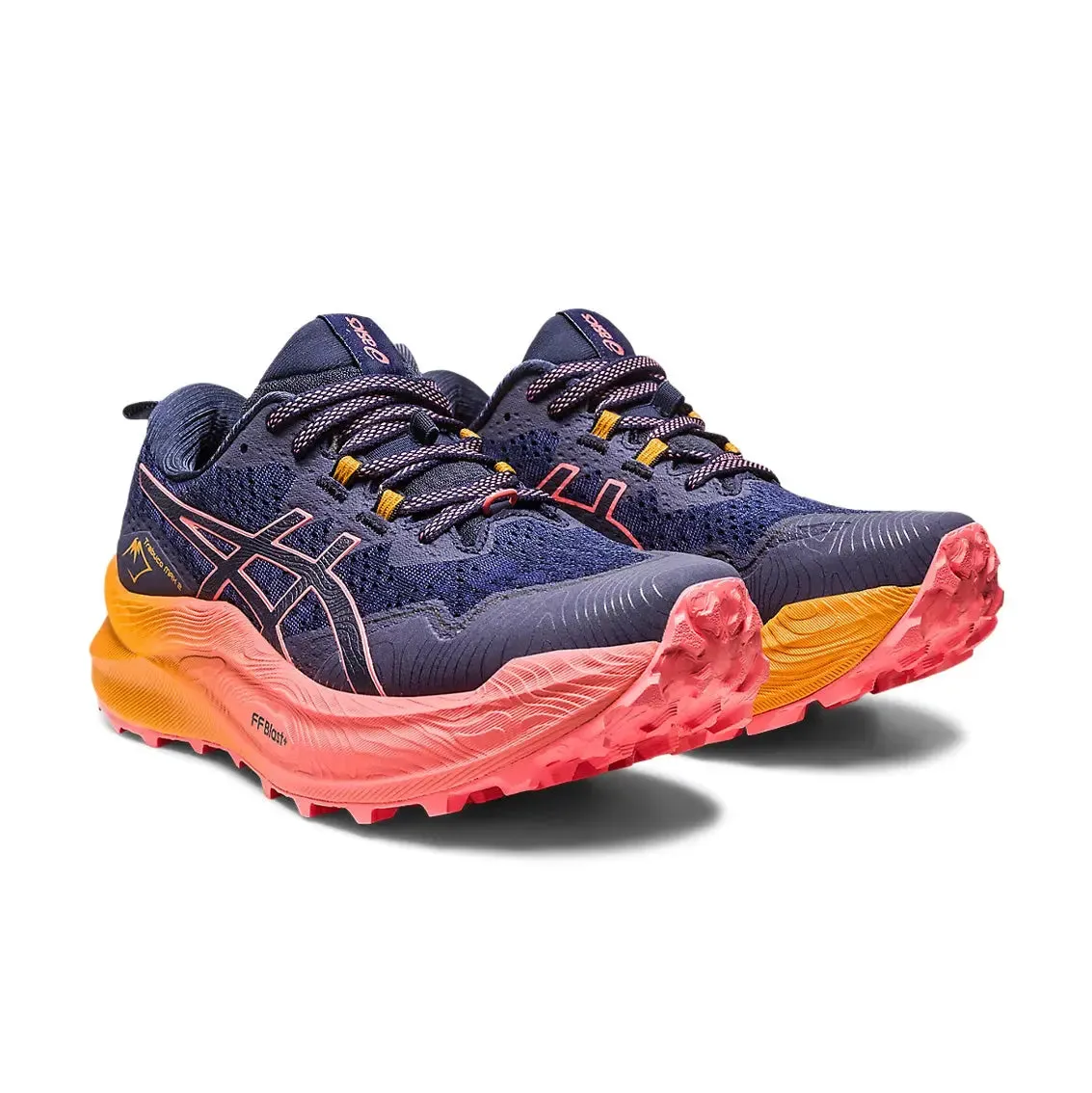 Asic Gel Walking Shoes Womens ASICS Trabuco Max 2 - Midnight / Papaya