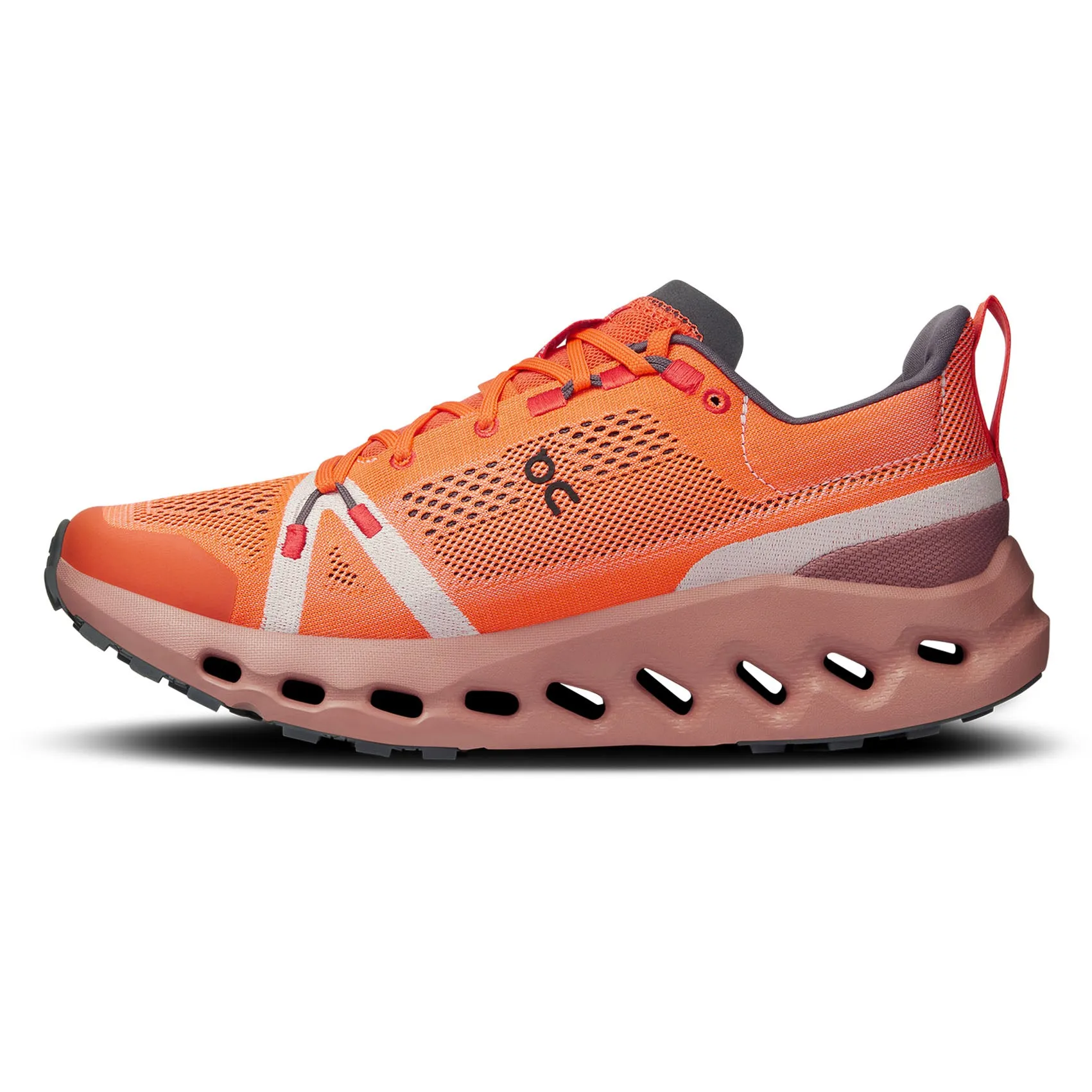 Womens On Running Cloudsurfer Trail Beige Trail Running Shoes