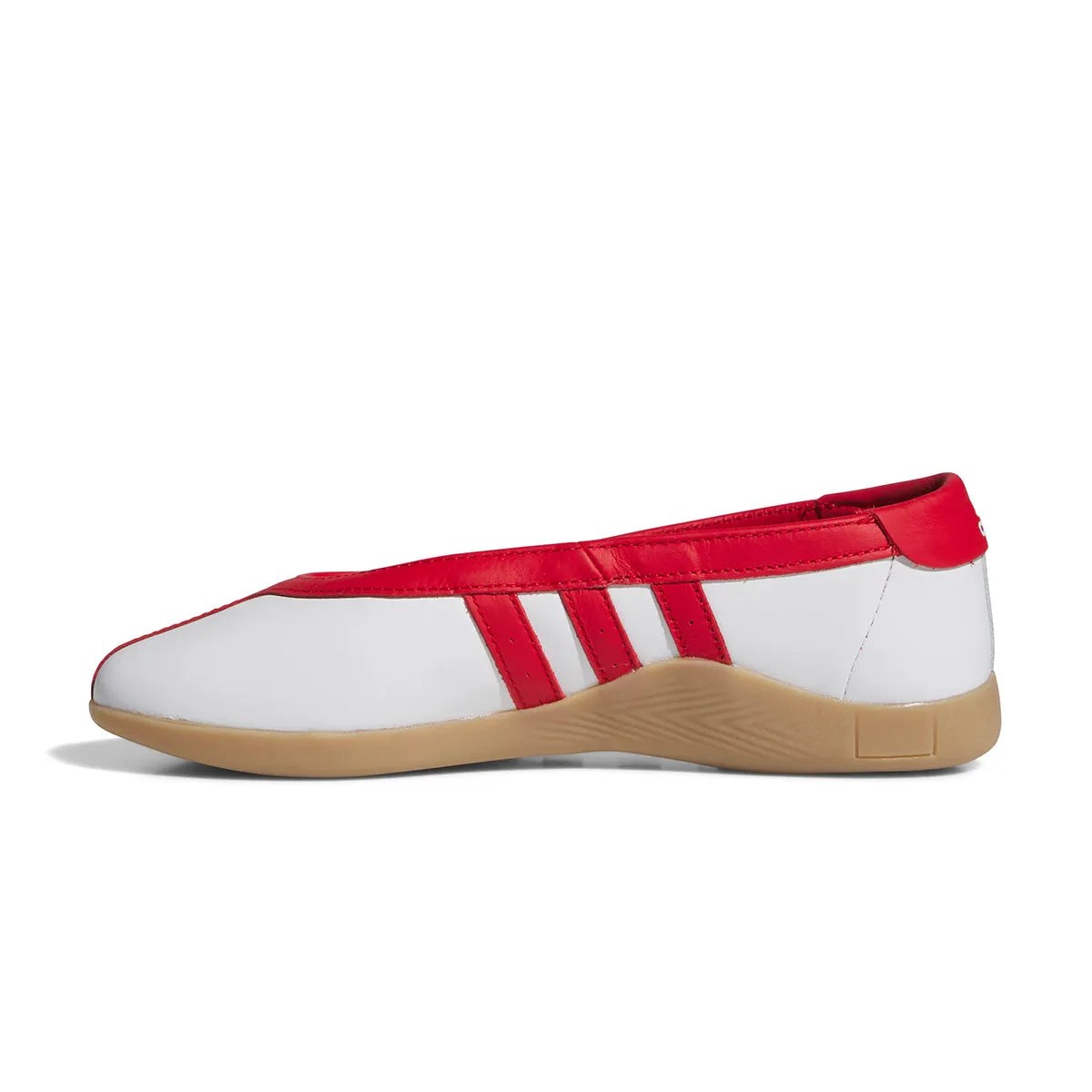 Wmns Taekwondo Mei Ballet 'Cloud White Better Scarlet' Shoe Cushions For Flat Feet