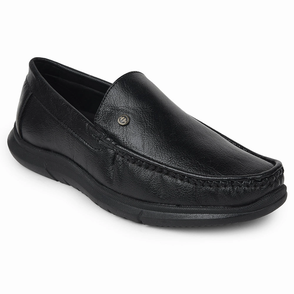 Baby Blue Loafers Healers Black Formal Loafers For Mens VSL-3 By Liberty