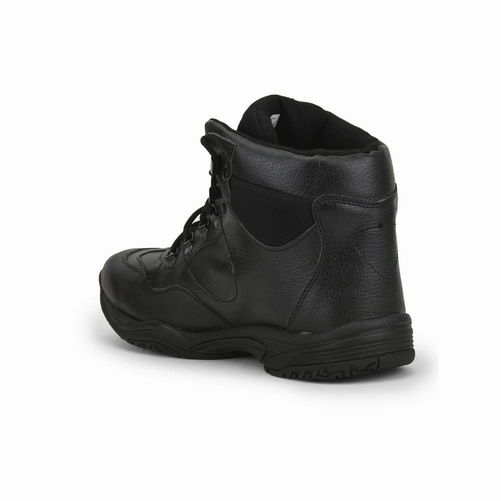 Gliders (Black) Casual Lace Up Shoes For Men EVEREST-2 By Liberty Kal Kal Boots